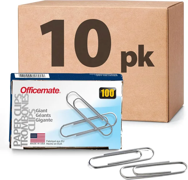 Giant Paper Clips, 1,000 Count — view 1